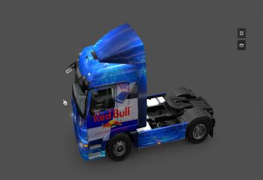 Mercedes Actros Red Bull Skin