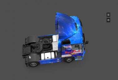 Mercedes Actros Red Bull Skin