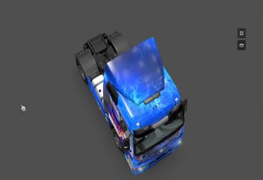 Mercedes Actros Red Bull Skin