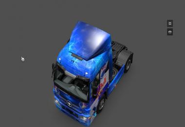 Mercedes Actros Red Bull Skin