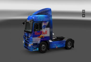 Mercedes Actros Red Bull Skin