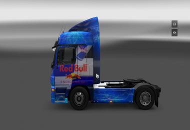 Mercedes Actros Red Bull Skin