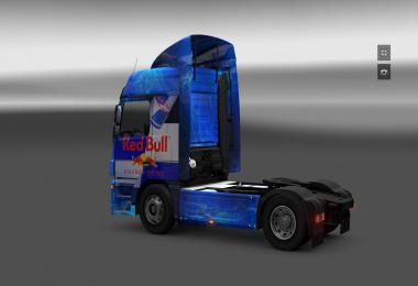 Mercedes Actros Red Bull Skin