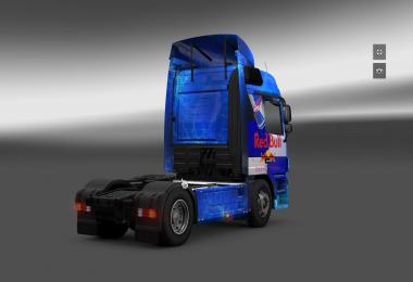 Mercedes Actros Red Bull Skin