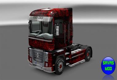 Renault Magnum RED-BLACK skin