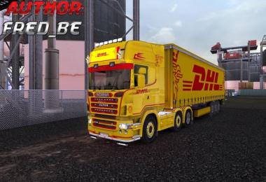 Scania R2008 50K + Trailer DHL