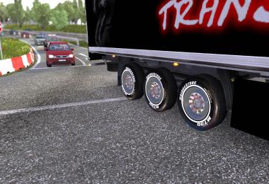 Scania T-mod Black Cat + Trailer