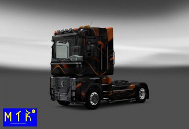 Skin Renault Magnum Matte Orange