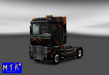 Skin Renault Magnum Matte Orange