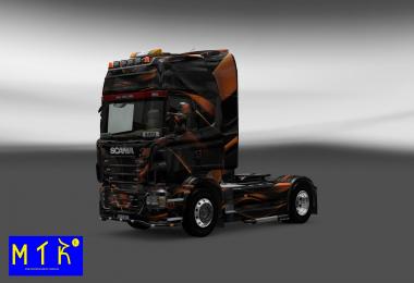 Skin Scania Matte Orange