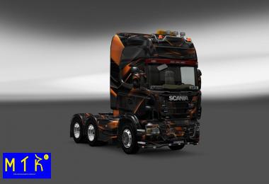 Skin Scania Matte Orange