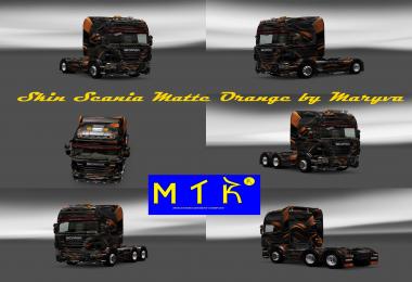 Skin Scania Matte Orange