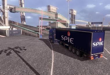 Skin Scania R + skin trailer SPIE DGK IDF