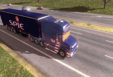 Skin Scania T + skin trailer SPIE DGK IDF