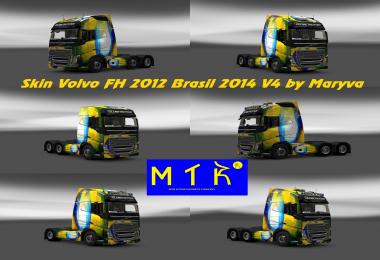 Skin Volvo FH 2012 Brasil 2014 v4