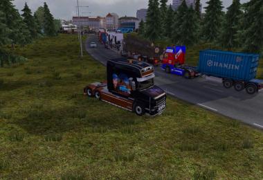 Woman and Car - Scania T Longline 1.8.2.5 & 1.9.22