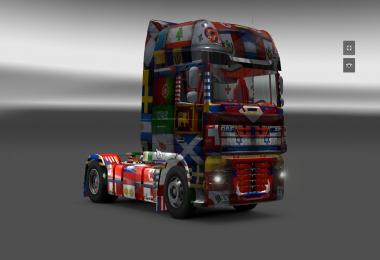 DAF XF World Flag v1.10