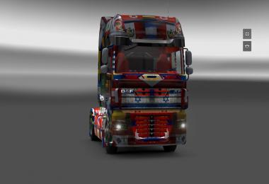 DAF XF World Flag v1.10