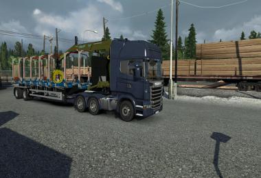 Huttner timber trailer empty v1.10