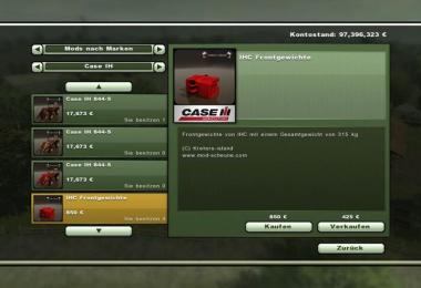 ihc weight pack v1.0 MR