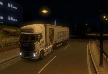 Trailer + skin scania streamline 24 of le mans