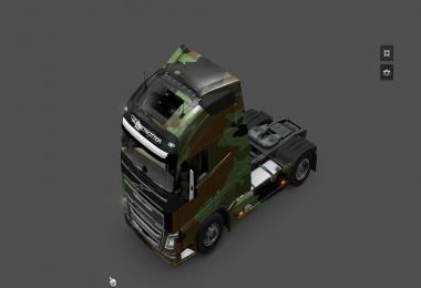 Volvo FH 2012 Camo Skin