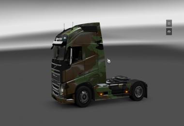 Volvo FH 2012 Camo Skin