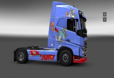 Volvo FH 2012 Tom & Jerry Skin