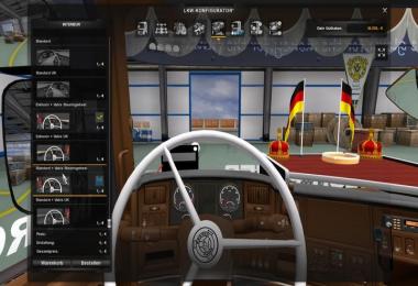 50k Scania R 2008 Vabis steering wheel v1.1 fixed