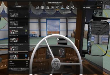 50k Scania R 2008 Vabis steering wheel v1.1 fixed