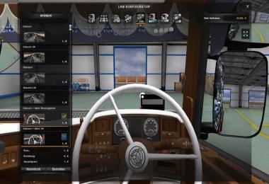 50k Scania R 2008 Vabis steering wheel v1.1 fixed