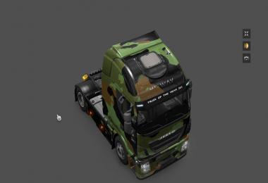 Camo skin for Iveco Hi-Way