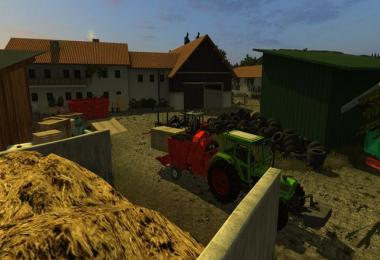 Dunghill with bales of crop adoption v1.0