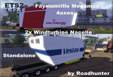 Faymonville Megamax 4axes with Windturbine Nacelle V1