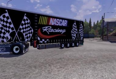 Krone Nascar Jumbo Curtain trailer (Fixed)