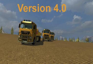 MAN TGX HKL with container v4.0