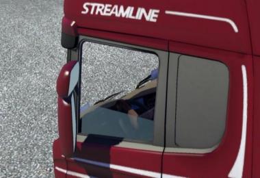 Open Driver Side Window for Scania Streamline