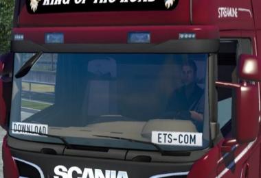 Open Driver Side Window for Scania Streamline