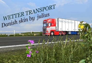 Scania Danish Wetter Transport Skin