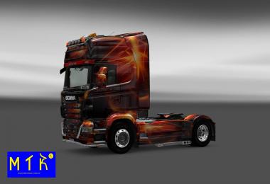 Skin Scania Fire Effect