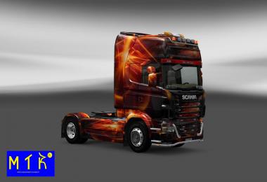 Skin Scania Fire Effect