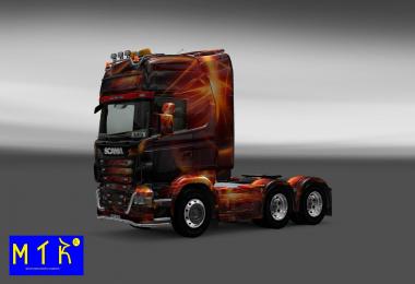 Skin Scania Fire Effect