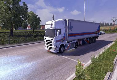 Skin scania R + skin trailer Martini Rancing 1.xx.x