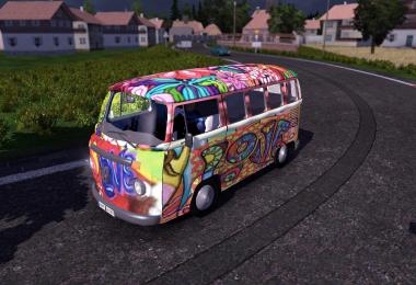 AI Traffic VW T2 Hippie Mobile