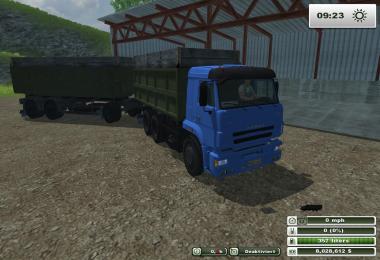 KamAZ Euro 420 Turbo & 8560 Trailer v2.0