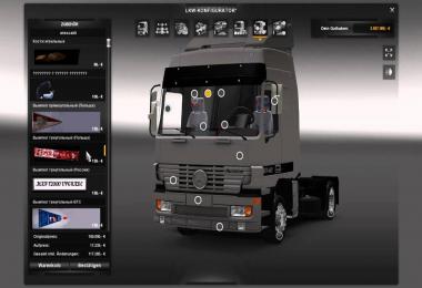 MB Actros MP1 + Interior + Addons