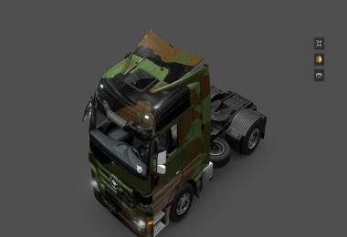 Mercedes Actros Camo Skin