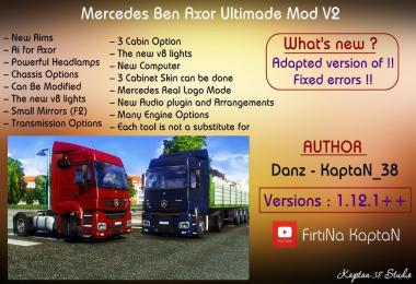 Mercedes Benz Axor Ultimate Mod V2 | 1.12.1+