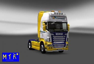 Skin Scania Correios New