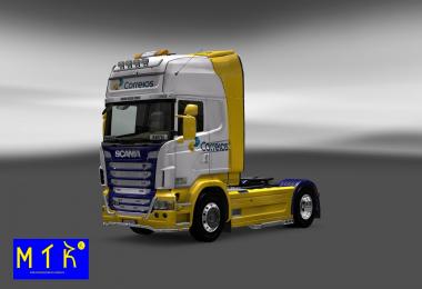 Skin Scania Correios New